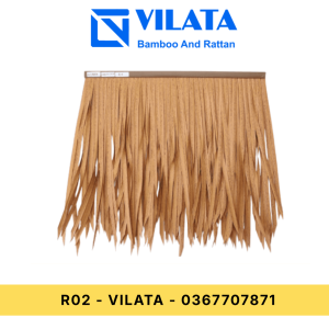 Rơm nhân tạo chống cháy - Màu Vàng - 50x50cm - R02