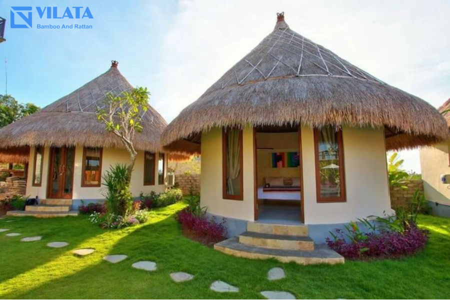 Mái lá dừa nước nhân tạo