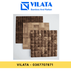 Khảm gáo dừa(Coconut mosaic) - Vật liệu trang trí tự nhiên, độc đáo