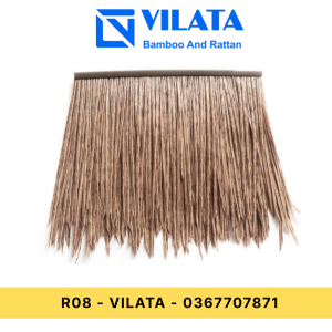 Rơm nhân tạo chống cháy - Màu Vàng - 50x50cm - R08