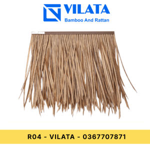 Rơm nhân tạo chống cháy - Màu Vàng - 50x50cm - R04