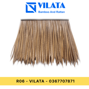 Rơm nhân tạo chống cháy - Màu Vàng - 50x50cm - R06