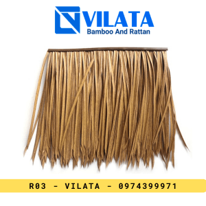 Rơm nhân tạo chống cháy - Màu Vàng - 50x50cm - R03