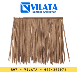 Rơm nhân tạo chống cháy - Màu Vàng - 50x50cm - R07