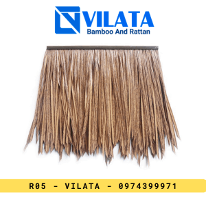 Rơm nhân tạo chống cháy - Màu Vàng - 50x50cm - R05