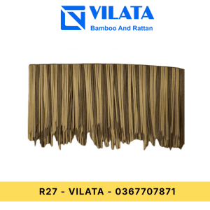 Rơm nhân tạo chống cháy - Màu Xám - 100cmx60cm - R27