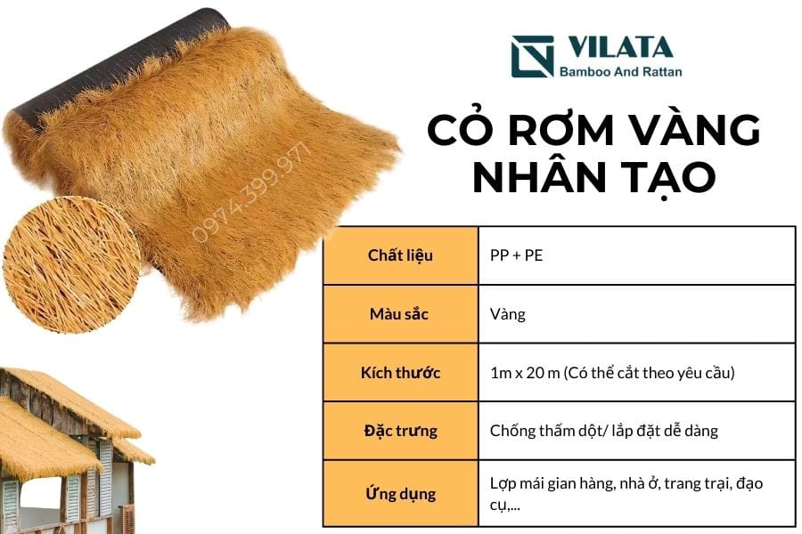 Co rom vang nhan tao
