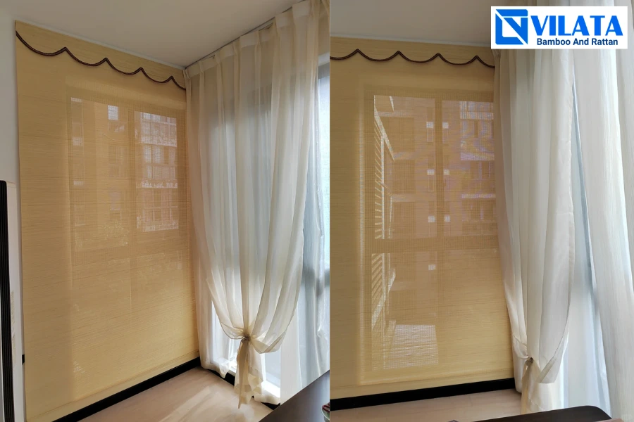 Mành tre trang trí cửa chính Mành tre trang trí cửa chính