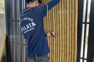 Thi công ốp tre trúc trang trí giá rẻ