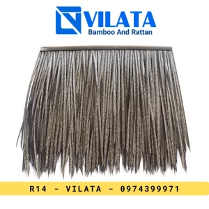 Rơm nhân tạo chống cháy - Màu Xám - 50x50cm - R14