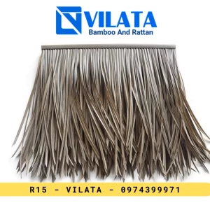 Rơm nhân tạo chống cháy - Màu Xám - 50x50cm - R15