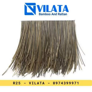 Rơm nhân tạo chống cháy - Màu Xám - 50x50cm - R25