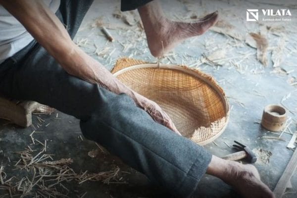 Cách đan rổ tre đơn giản dễ làm