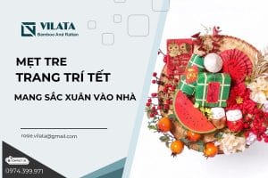 Mẹ tre trang trí tết
