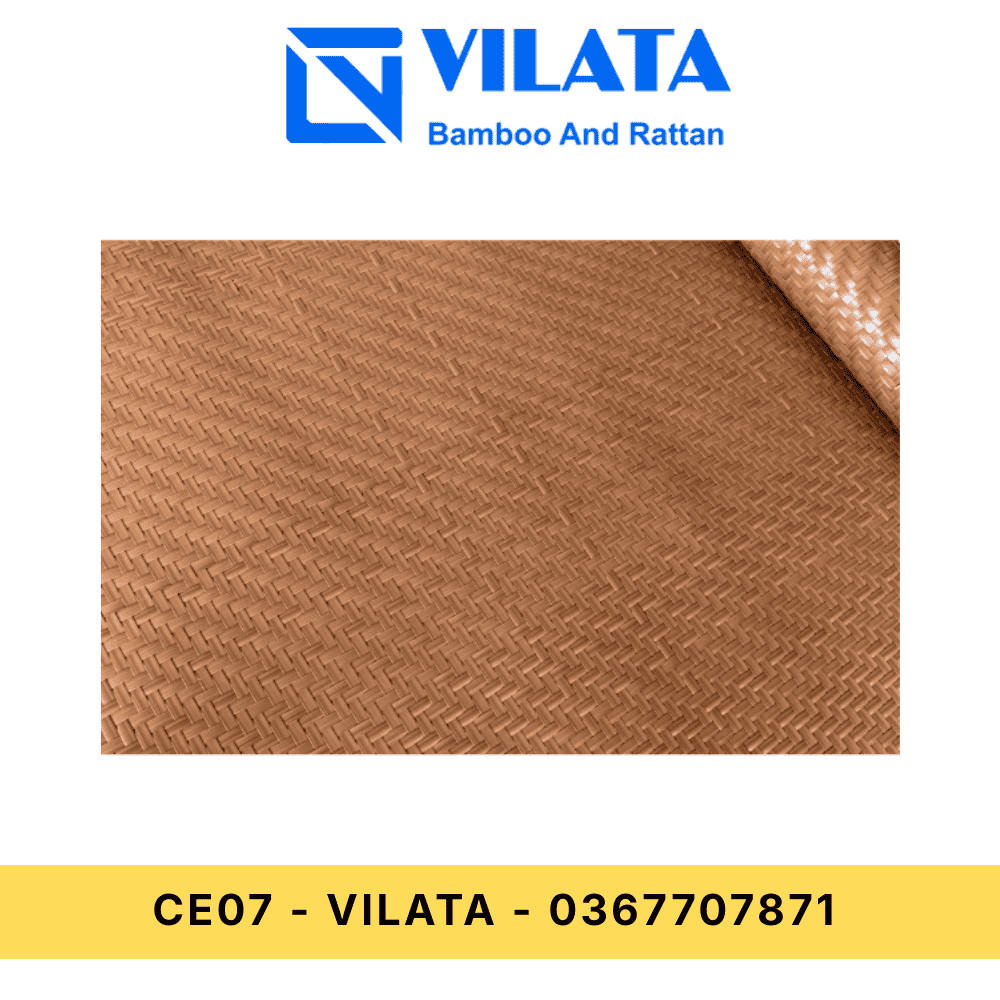 Cót Ép Nhân Tạo - Màu Nâu- 1.5mx7m - CE07