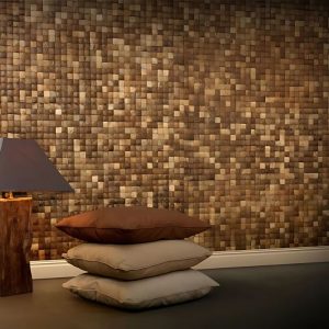 Khảm gáo dừa ốp tường