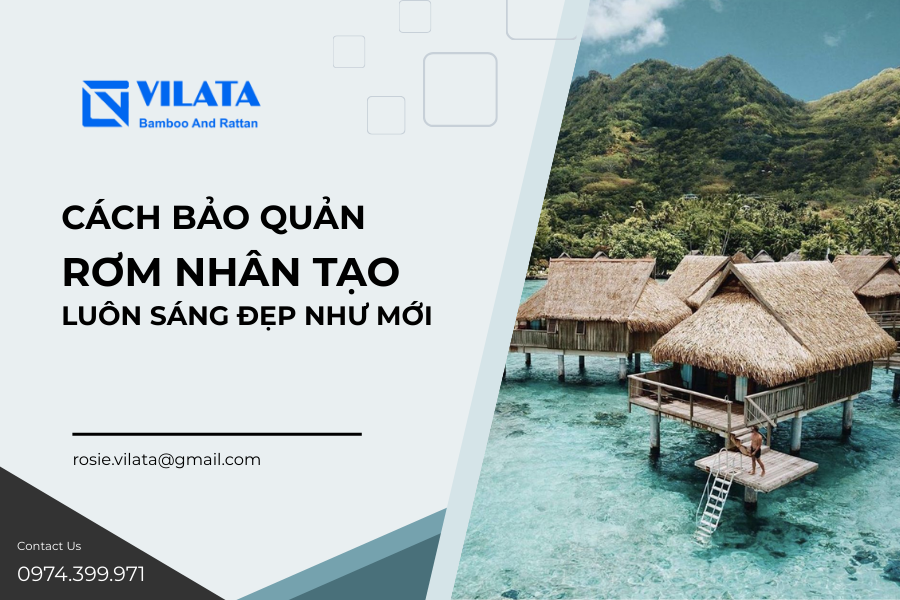 cach bao quan rom nhan tao