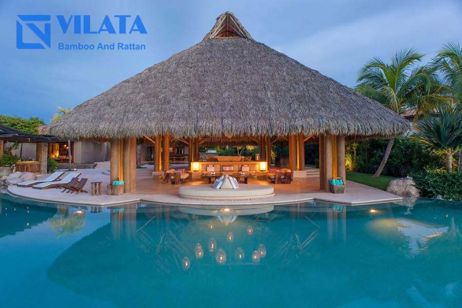 Vilata thi công rơm nhân tạo tại Nha Trang